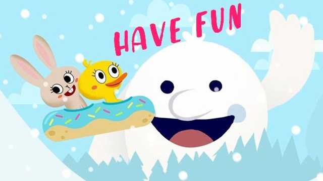 Snow Day for Bunny and Duck | Sleds, Snowmen and Animals in Mini World  img