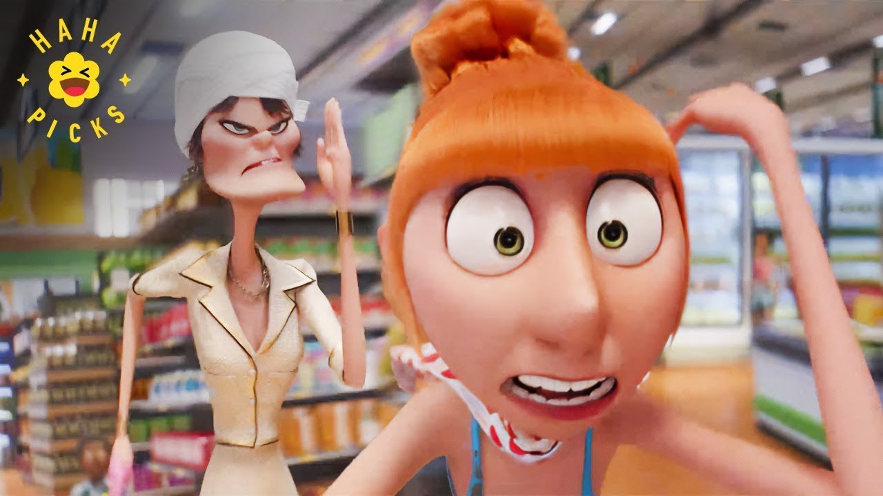 Chased Round the Supermarket by Crazy Old Lady | Despicable Me 4 img
