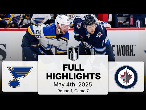 NHL Playoff Highlights | Blues vs. Jets | Gm 7 | May 4, 2025 img